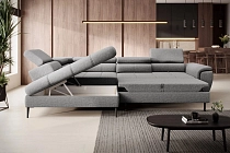 Rohová sedací souprava DENVER L 288 cm – spaní, úložný prostor | furnipol.cz