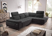 Rohová sedací souprava FOCUS L 278 cm – elektrický výsuv, záhlavníky | furnipol.cz