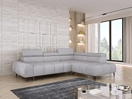 Rohová sedací souprava SANTO L 275 cm – elektrický výsuv, záhlavníky | furnipol.cz