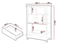 Komoda 2D1S STORY SO-11