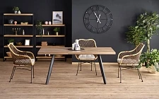 Rozkládací jídelní stůl BERLIN 140-180 cm