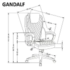 Kancelářská židle GANDALF - Furnipol.cz