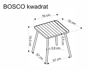 Zahradní stůl BOSCO - Furnipol.cz