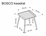 Zahradní stůl BOSCO - Furnipol.cz