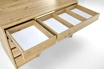 Toaletní stolek se zrcadlem Hollywood XL Dub artisan 