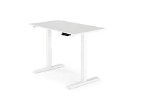 Výškově nastavitelný psací stůl B53 105 × 56 cm bílý