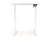 Výškově nastavitelný psací stůl B53 105 × 56 cm bílý