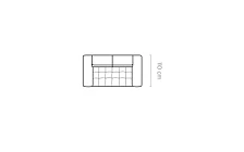 PALLADIO SOFA 2E e - Furnipol.cz