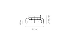 PLAZA SOFA 3E d - Furnipol.cz