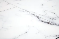 Rozkládací jídelní stůl VERTIGO - Bílý mramor