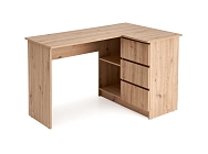 Rohový psací stůl s policemi Bega Dub 
