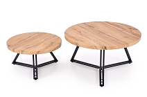 Set dvou konferenčních stolků ANGER / dub artisan