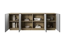 Komoda ASHA 200 cm dub artisan / rivier stone | furnipol.cz