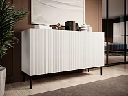 Komoda NICOLE 150 cm bílý mat – černé nohy | furnipol.cz
