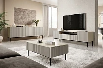 Komoda NICOLE 200 cm kašmír – černé nohy | furnipol.cz
