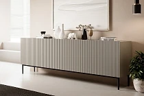 Komoda NICOLE 200 cm kašmír – černé nohy | furnipol.cz