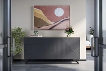 Komoda ASHA 167 cm dub artisan / rivier stone | furnipol.cz