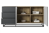 Komoda ASHA 167 cm dub artisan / rivier stone | furnipol.cz