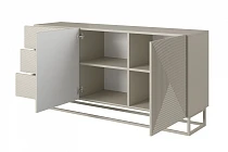 Komoda ASHA 167 cm kašmír – kašmírový kovový rám | furnipol.cz