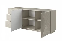 Komoda ASHA 167 cm kašmír se zásuvkami | furnipol.cz