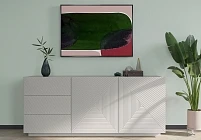 Komoda ASHA 167 cm kašmír se zásuvkami | furnipol.cz