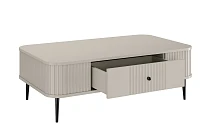 Konferenční stolek VESPER 103 × 60 cm kašmír – černé nohy | furnipol.cz