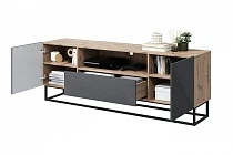 TV stolek ASHA 167 cm dub artisan / rivier stone | furnipol.cz