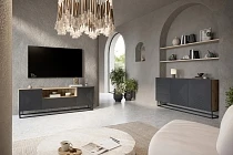 TV stolek ASHA 167 cm dub artisan / rivier stone | furnipol.cz
