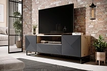TV stolek ASHA 167 cm dub artisan / rivier stone | furnipol.cz