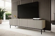 TV stolek NICOLE 200 cm kašmír – černé nožky | furnipol.cz