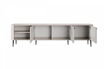 TV stolek Vesper 3D 187 cm - kašmírový / černé nožky