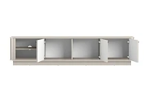 bogart TV stolek VESPER 3D 187 cm kašmír – zlaté úchytky, sokl | furnipol.cz