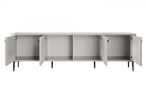TV stolek Vesper 4D 187 cm - kašmírový / černé nožky