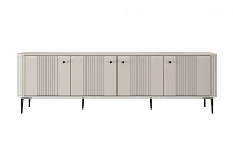 TV stolek Vesper 4D 187 cm - kašmírový / černé nožky