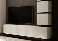 Závěsný TV stolek ASHA 200 cm kašmír | furnipol.cz