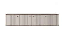 Závěsný TV stolek VESPER 4D 187 cm kašmír – | furnipol.cz