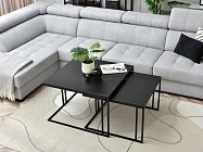 Set konferenčních stolků Dark S + Dark XL c - Furnipol.cz