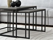 Set konferenčních stolků Dark S + Dark XL ch - Furnipol.cz
