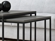 Set konferenčních stolků Dark S + Dark XL h - Furnipol.cz