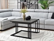 Set konferenčních stolků Dark S + Dark XL d - Furnipol.cz