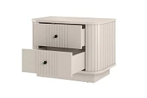 Sada nočních stolků Vesper 56 cm  - Kašmír / černá