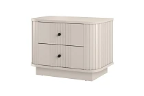 Sada nočních stolků Vesper 56 cm  - Kašmír / černá