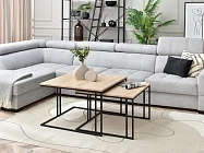 Set konferenčních stolků Dark S + Dark XL a - Furnipol.cz