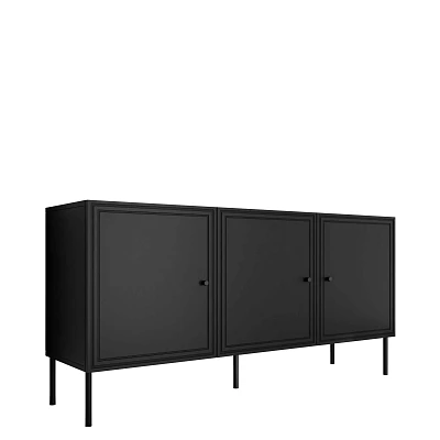 Komoda GUDZUP BIS 150 3D - Černá