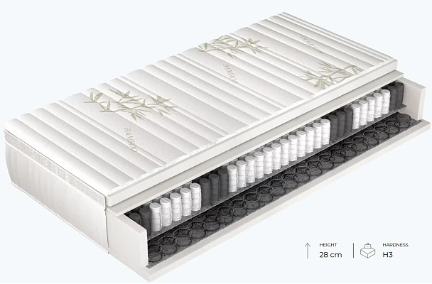 Matrace UNIQUE BAMBOO 100x200