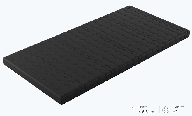 Topper BLACK 9 KOMFORTSCHAUM 180x200