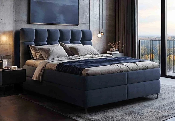 Boxspring postel BUBBLE  - 140x200