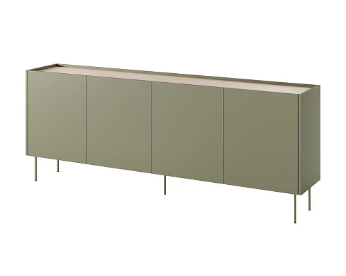 Komoda čtyřdveřová DESIN 220 4D olivová / zelená