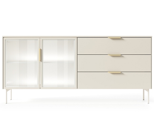 Komoda Lumi C 181 s LED osvětlením béžová