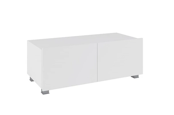 TV stolek 100 CALABRINI C-11 bílý lesk